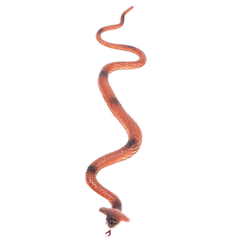 8" King  Snake Model Pretend Trick Toy Joke Halloween Prop