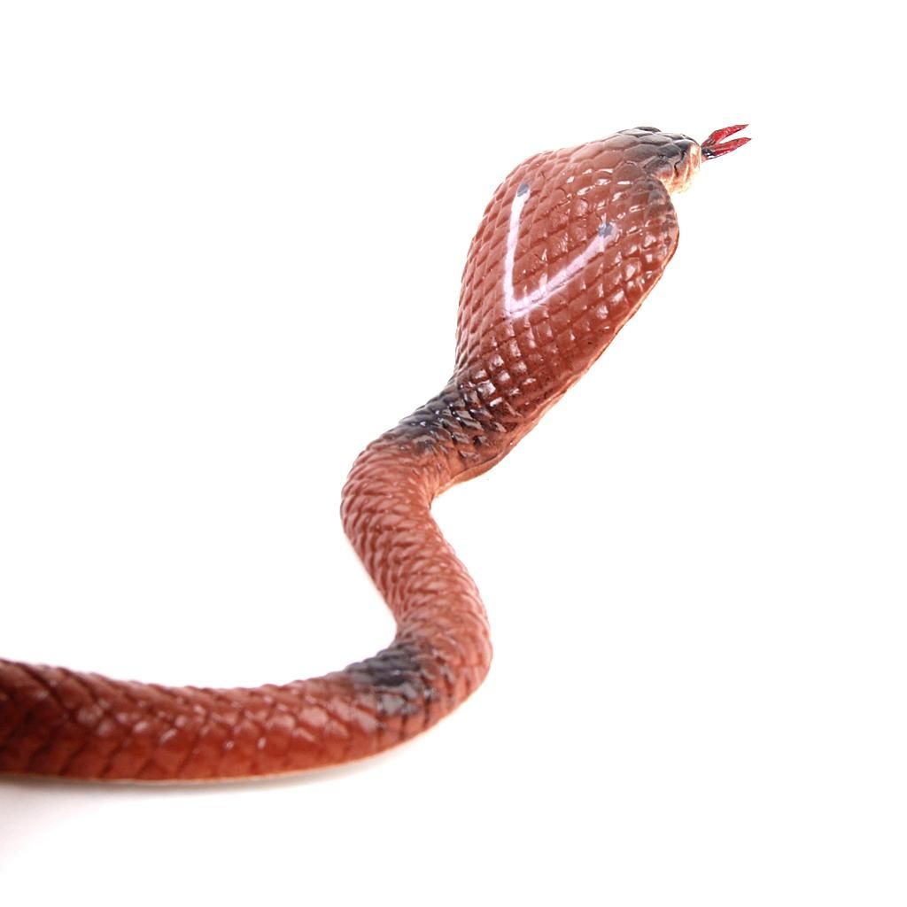8" King  Snake Model Pretend Trick Toy Joke Halloween Prop