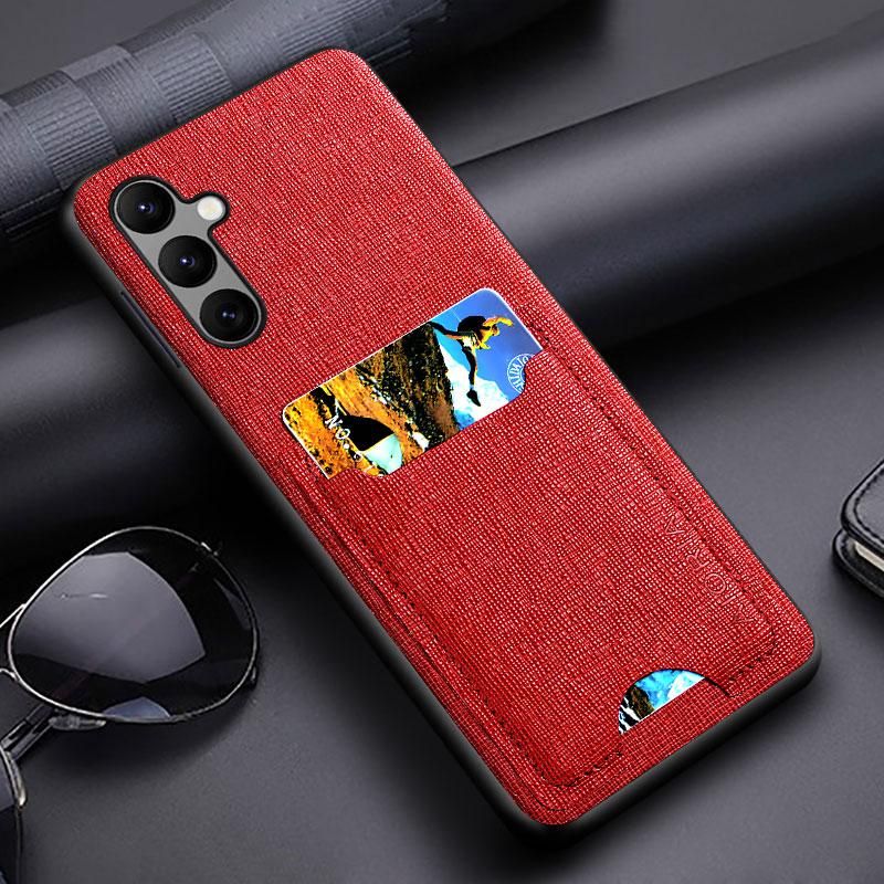 Card slot bag holder case for Samsung Galaxy A14 Funda PU leather luxury cover for Galaxy A14 case