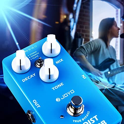 JOYO Reverb Effect Pedal Digital Guitar Pedal With 3 Reverb
