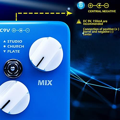 JOYO Reverb Effect Pedal Digital Guitar Pedal With 3 Reverb