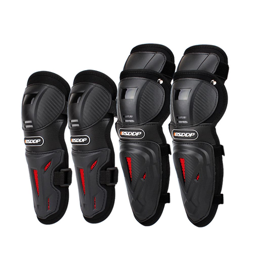 4Pcs Adult Knee Pads Elbow Pads Adjustable Knee Cap Pads