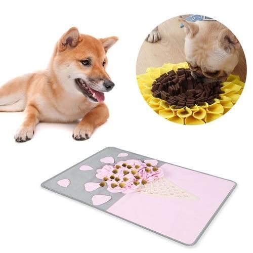 Pet Dog Snuffle Mat Nose Smell Training Blanket Sniffing Pad Slow Feeding Bowl Food Dispenser Carpet Relieve Stress