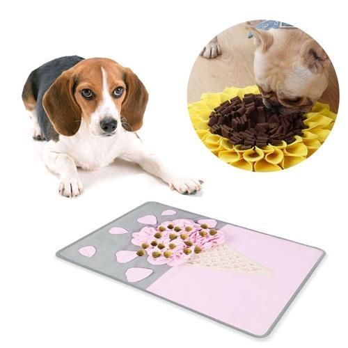 Pet Dog Snuffle Mat Nose Smell Training Blanket Sniffing Pad Slow Feeding Bowl Food Dispenser Carpet Relieve Stress