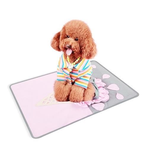 Pet Dog Snuffle Mat Nose Smell Training Blanket Sniffing Pad Slow Feeding Bowl Food Dispenser Carpet Relieve Stress