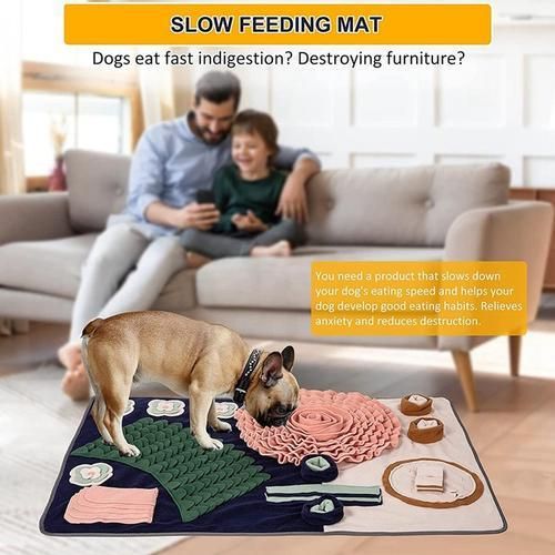 Dogs Slow Feeding Mat Durable Dog Foraging Mat Puzzle Toys Encourages Natural Foraging Skills