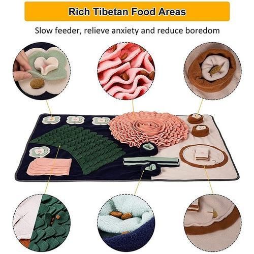 Dogs Slow Feeding Mat Durable Dog Foraging Mat Puzzle Toys Encourages Natural Foraging Skills