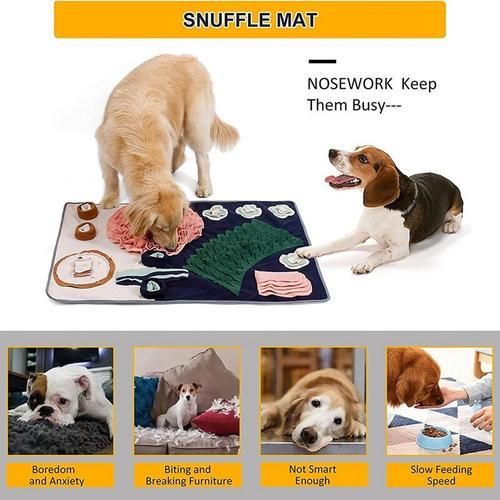 Dogs Slow Feeding Mat Durable Dog Foraging Mat Puzzle Toys Encourages Natural Foraging Skills