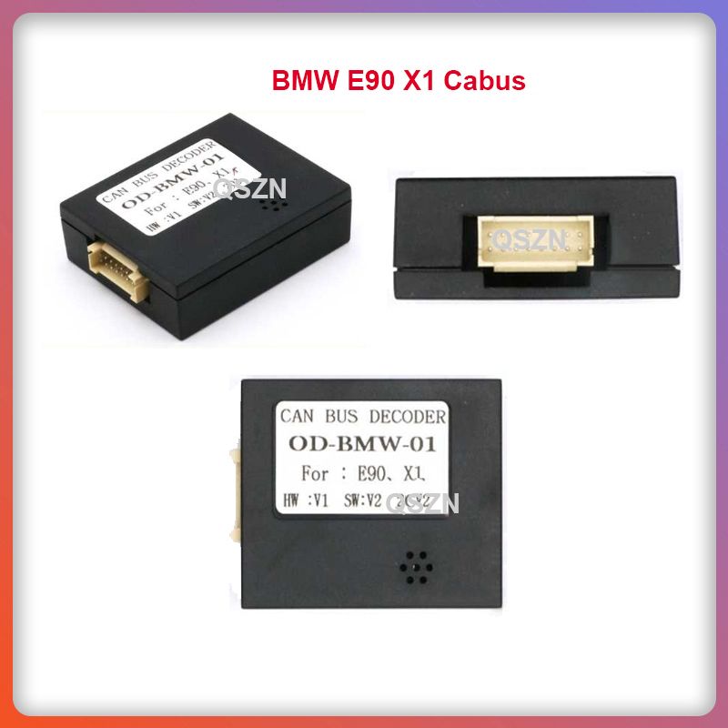 Canbus Box Adaptor  For BMW E39 E46 E90 X1 X3 With 16Pin Power Wiring Harness Cable Android Car Radio Stereo