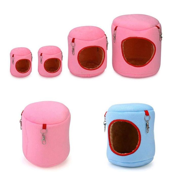 Warm Winter Sleeping  Cotton Nest New Hammock Bird Pink Medium Sized Colorful