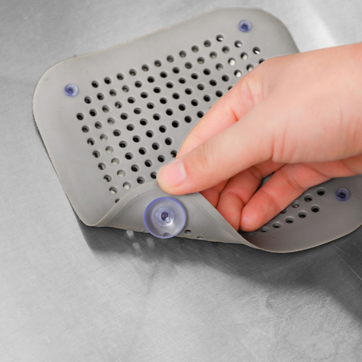 Drain Hair Collector   Effective Filtering Grey