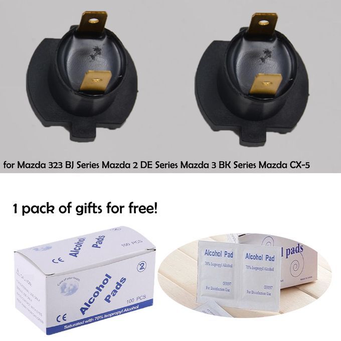 10 X Headlight Bulb Socket Adapter Holder For Mazda Ford H7 B28V