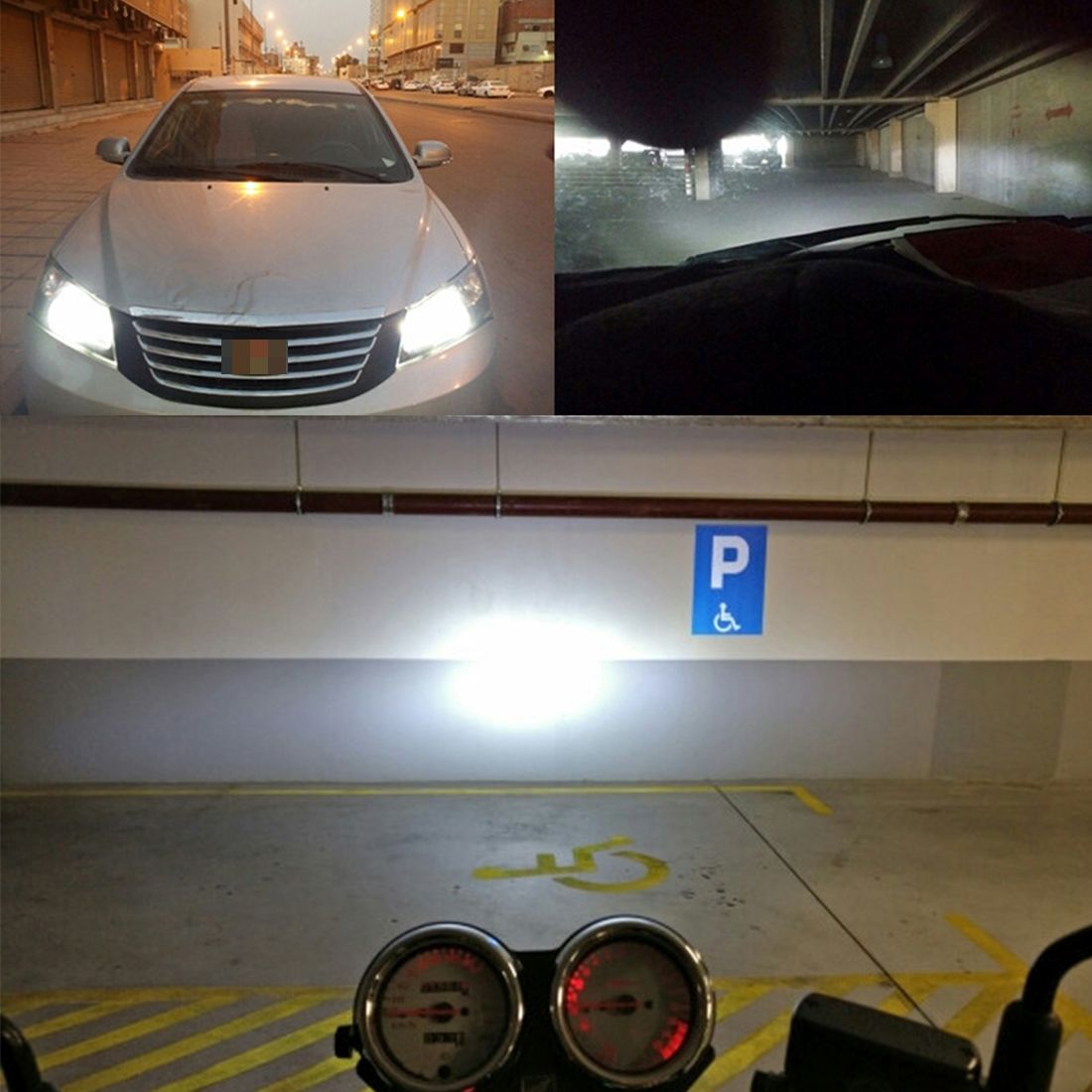 2 PCS H3 18W IP68 Canbus Constant Current Car LED Headlight