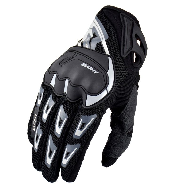 Motorcycle Gloves Summer Windproof Protective Gloves Screen Touch Guantes Moto Luvas Alpine Motocross Stars Protective DH Grey