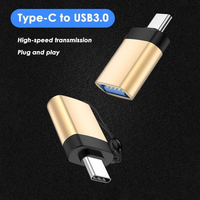 USB 3.0 Female to Type-C Male OTG Converter Charge-Silver