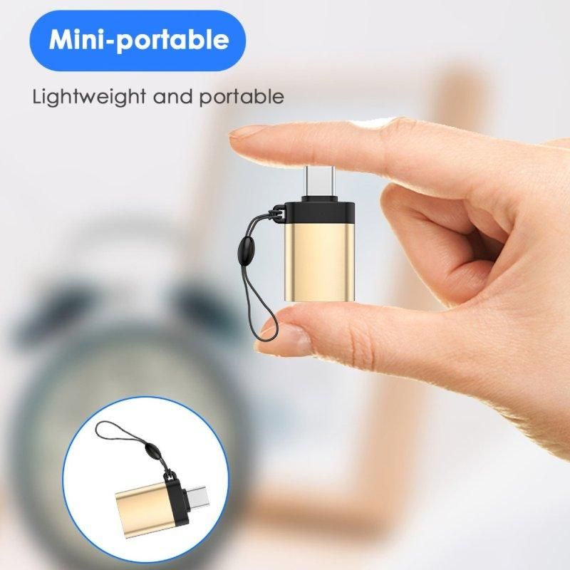 USB 3.0 Female to Type-C Male OTG Converter Charge-Silver