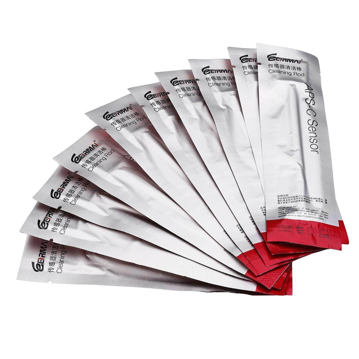 10Pcs Cleaning Rod APS- Sensor Camera DSLR Lens Clean Swab
