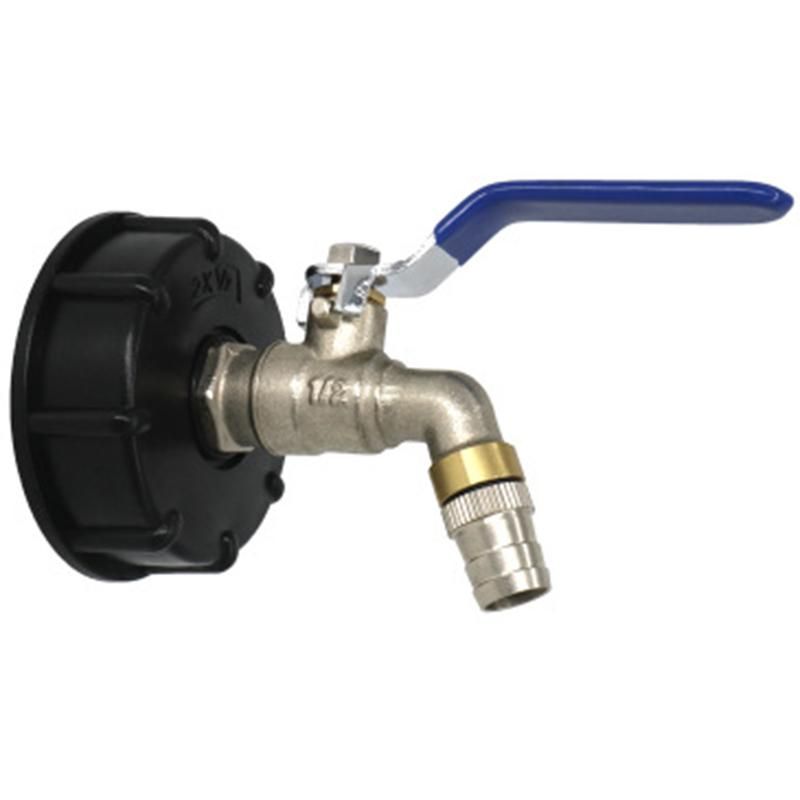 IBC Ball Outlet Tap Tank 3/4inch Food Grade Drain Adapter