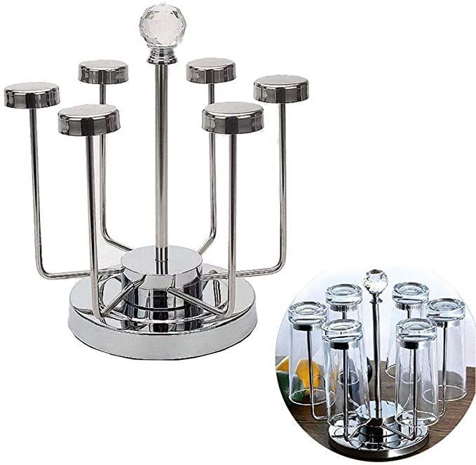 Glass Cup Holder With Drainer