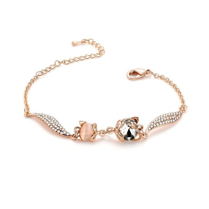 2018 New Fashion Women Alloy Bra Elet-1807 -66186008-1#