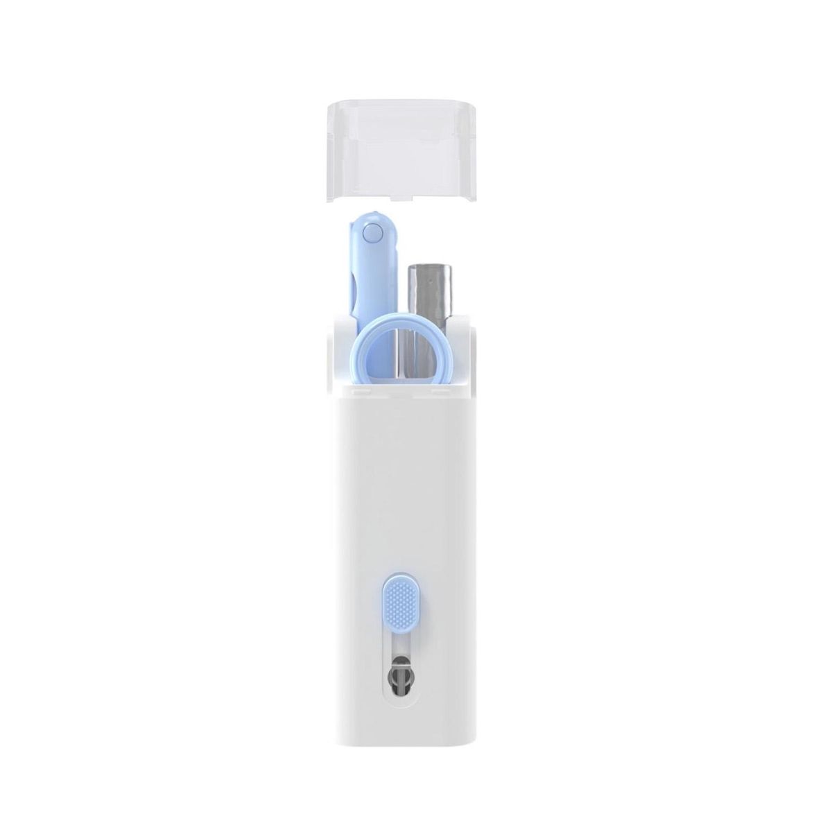 1 Set Earphone Cleaner Bluetooth-compatible Headphone Computer Keyboard Cleaning Tool Kit Blue