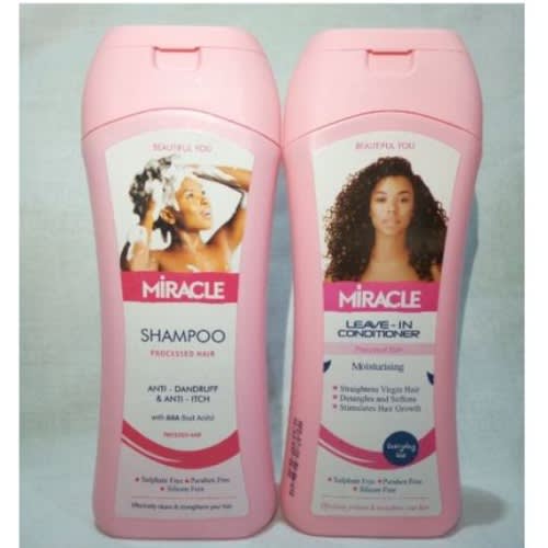 Miracle Shampoo +leave-in-conditioner Set - Processed Hair - 500ml