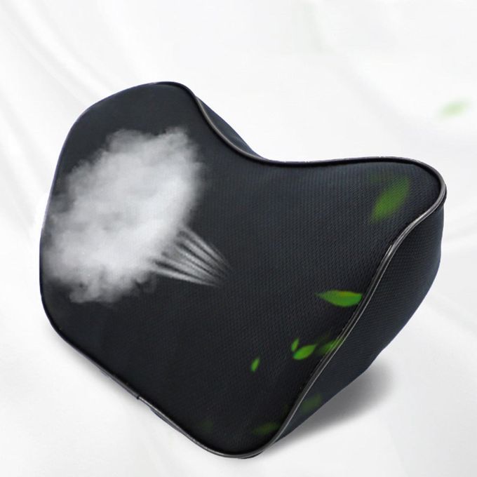 Car Neck Cushion Headrest Memory Foam Soft For Office Chair Car Black