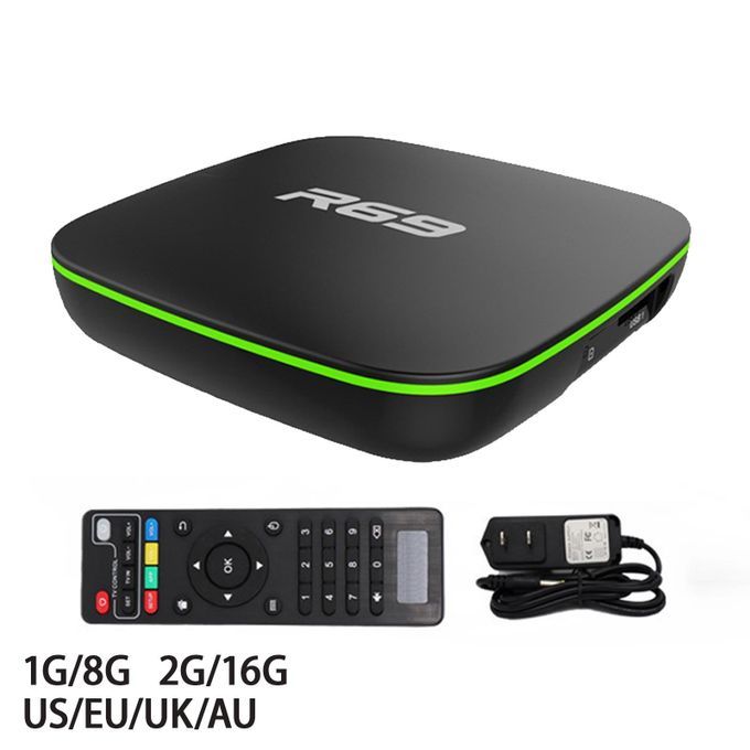 R69 Smart TV Case 4K HD Quad-Core 2.4G Wifi  1G RAM 8G 1G RAM 8G ROM