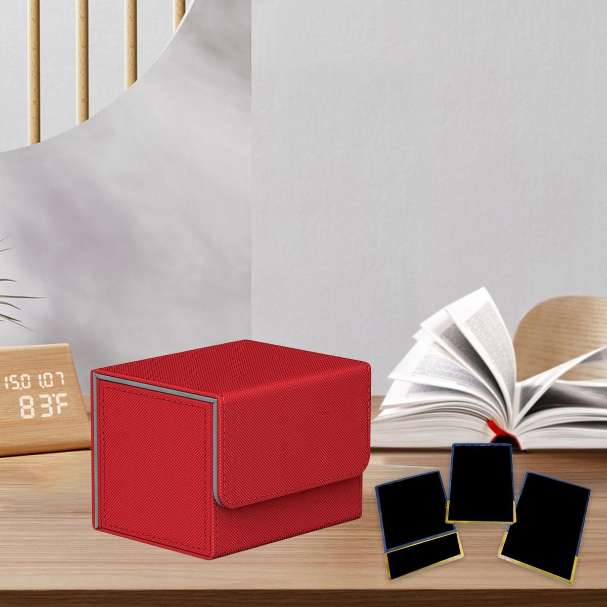 2x Trading Card Deck Box Storage Holder Cards Case Album Organizer For
