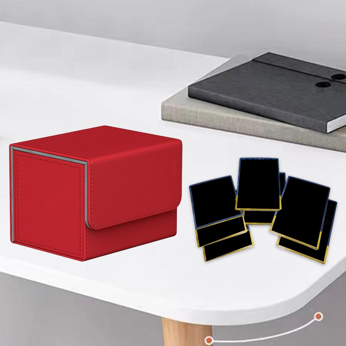 2x Trading Card Deck Box Storage Holder Cards Case Album Organizer For