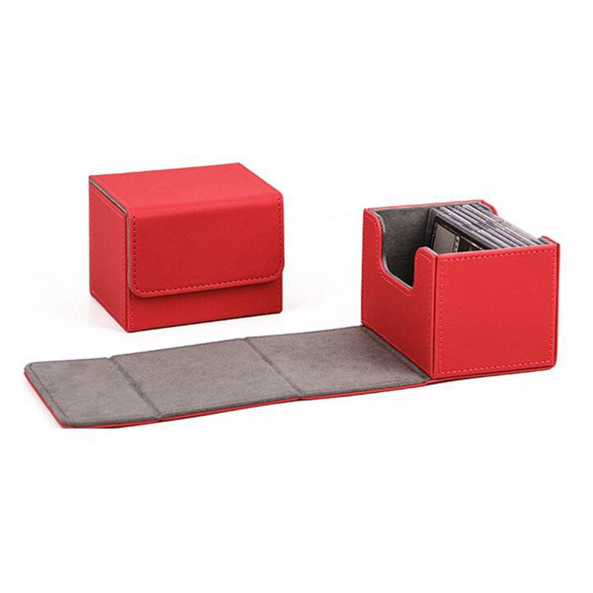 2x Trading Card Deck Box Storage Holder Cards Case Album Organizer For