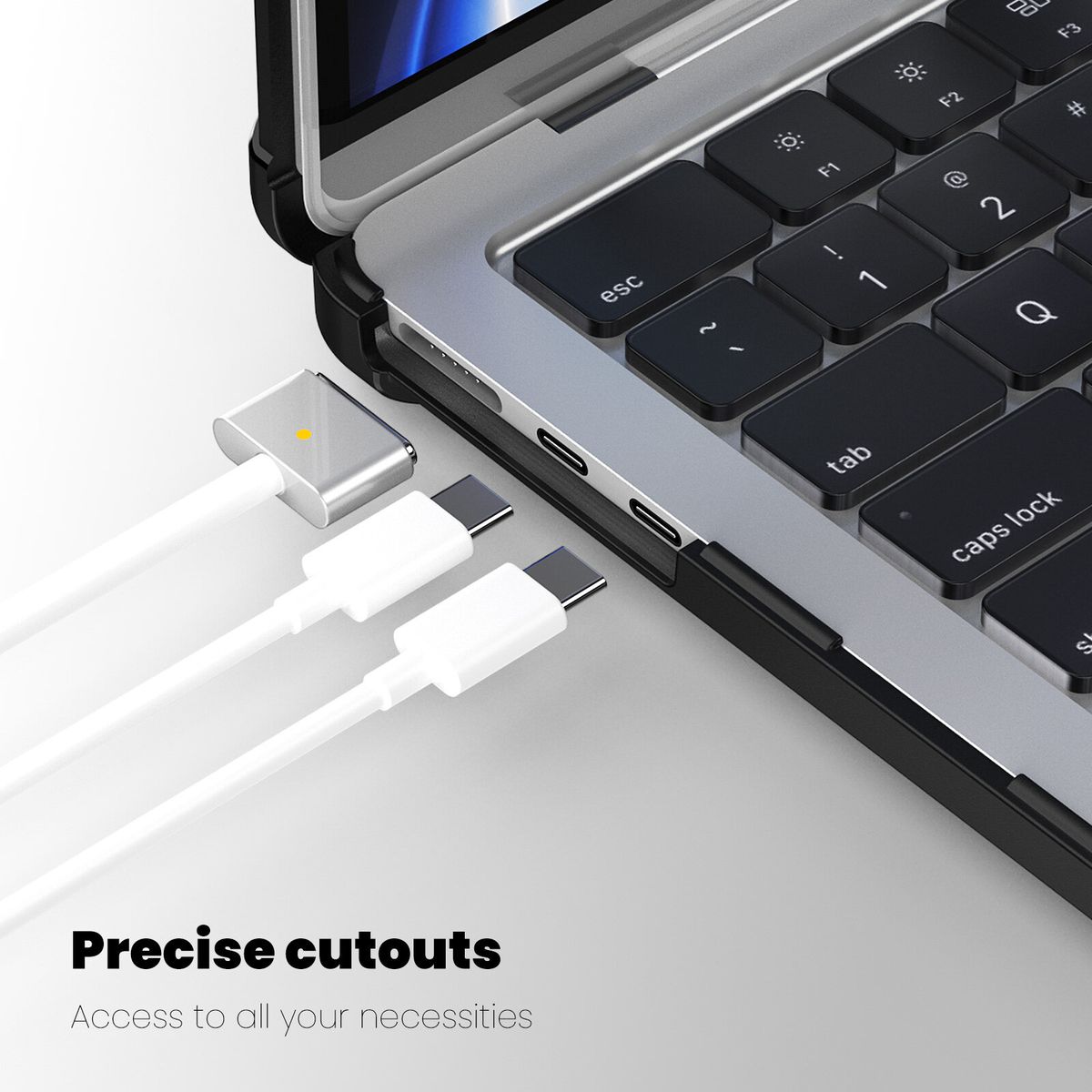 Heavy Duty Case For M2 MacBook Air 13.6 Inch 2022,Model Numbers: A2681