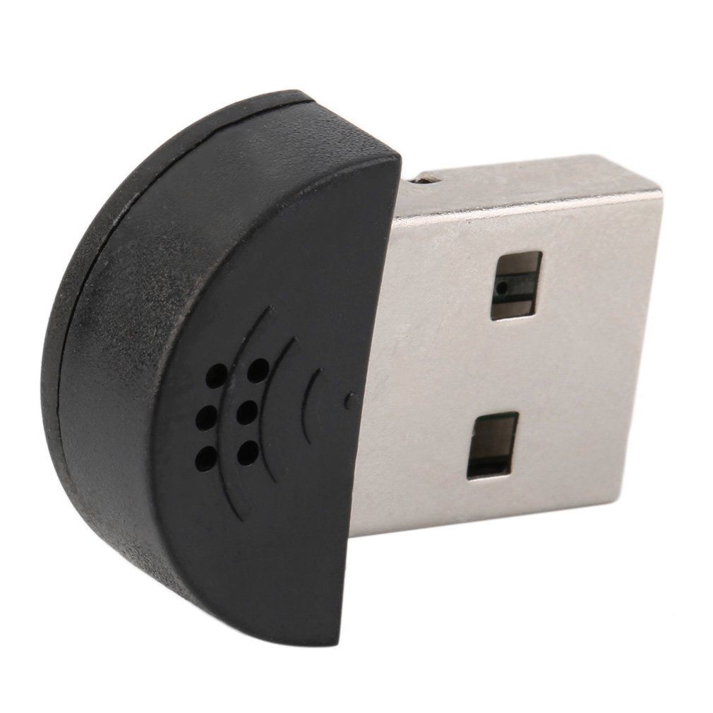 Super Mini USB 2.0 Microphone MIC Audio Adapter For PC Notebook Laptop