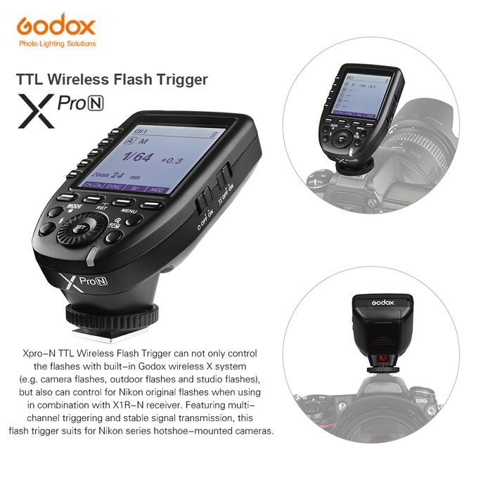 Godox Xpro-N I-TTL Flash Trigger Transmitter With Large LCD
