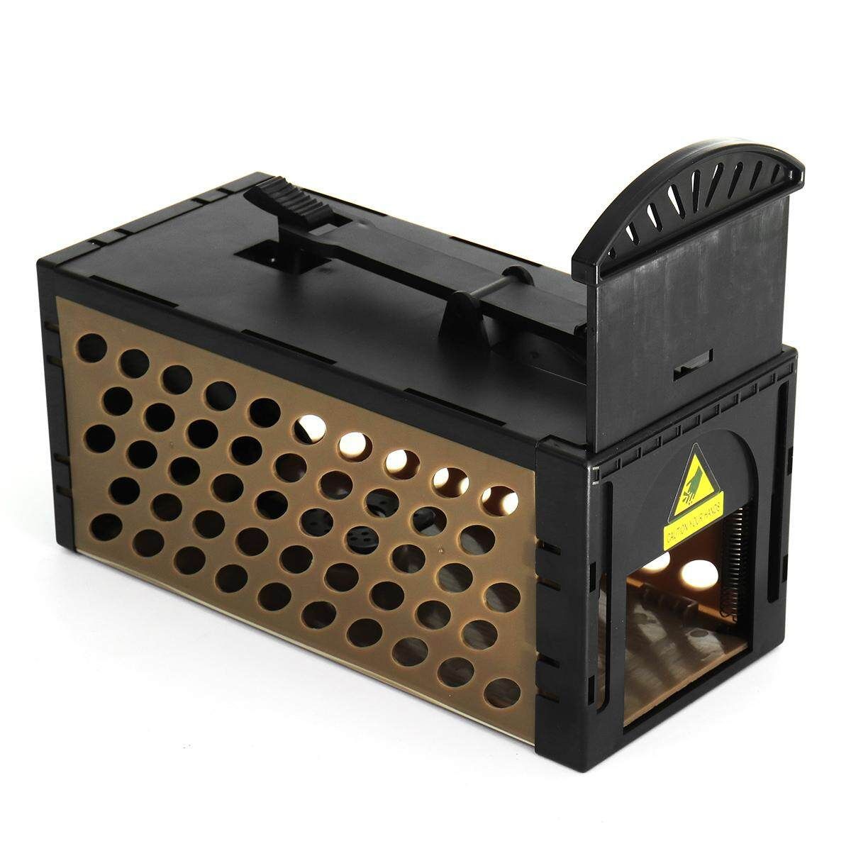 Rat Catcher Cage Mouse Trap Humane Large Live Animal Rodent Indoor Outdoor Big Brown (brown)