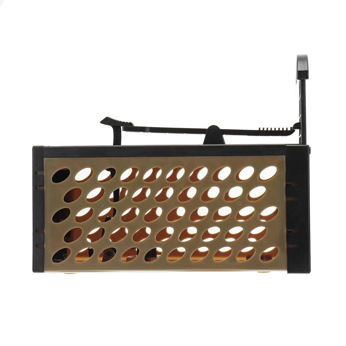 Rat Catcher Cage Mouse Trap Humane Large Live Animal Rodent Indoor Outdoor Big Brown (brown)