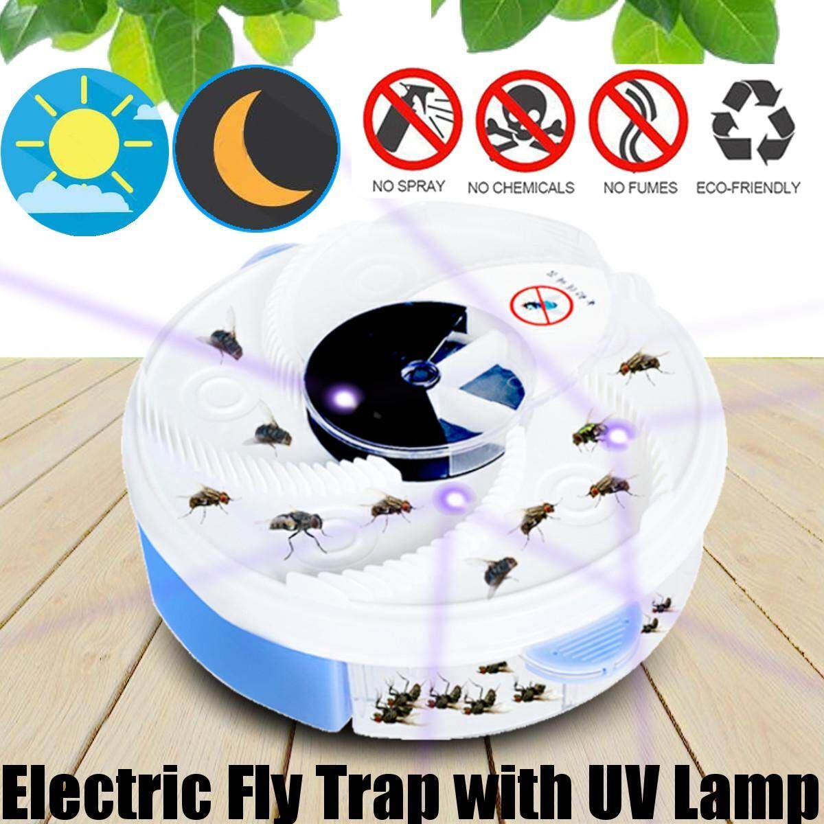 Purple Light 4W Electric Fly Trap Device Home Office Mosquito Buzz Mouse Killer