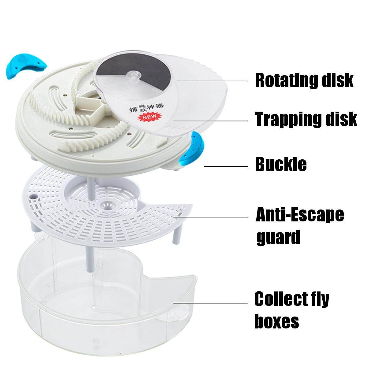 Purple Light 4W Electric Fly Trap Device Home Office Mosquito Buzz Mouse Killer
