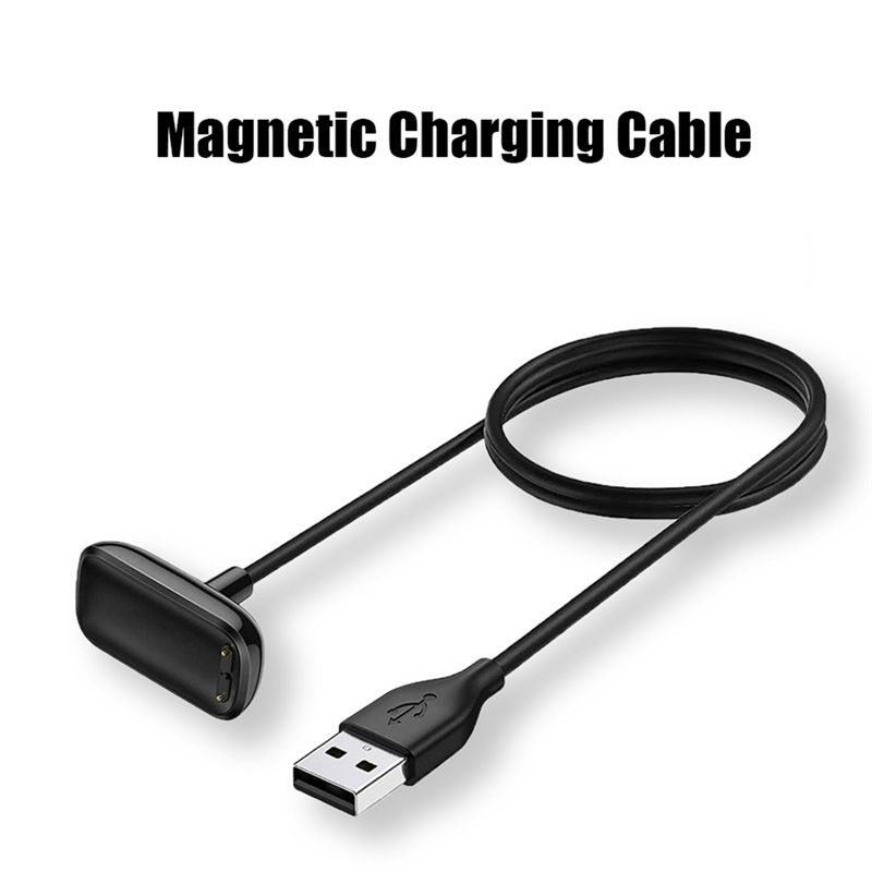 For Fitbit Charge 5/Luxe USB Wireless Magnetic Charger Cable Charging Dock Portable Adapter Smart Watch Accessories 1M