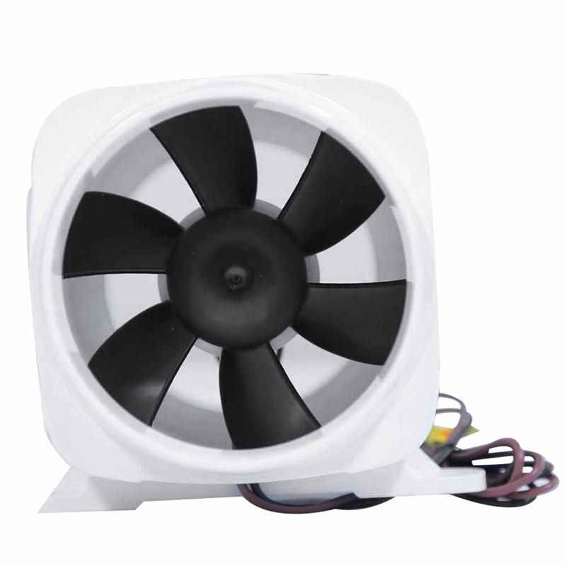 24V DC Fan Straight Barrel Exhaust Fan RV Yacht Battery Vent