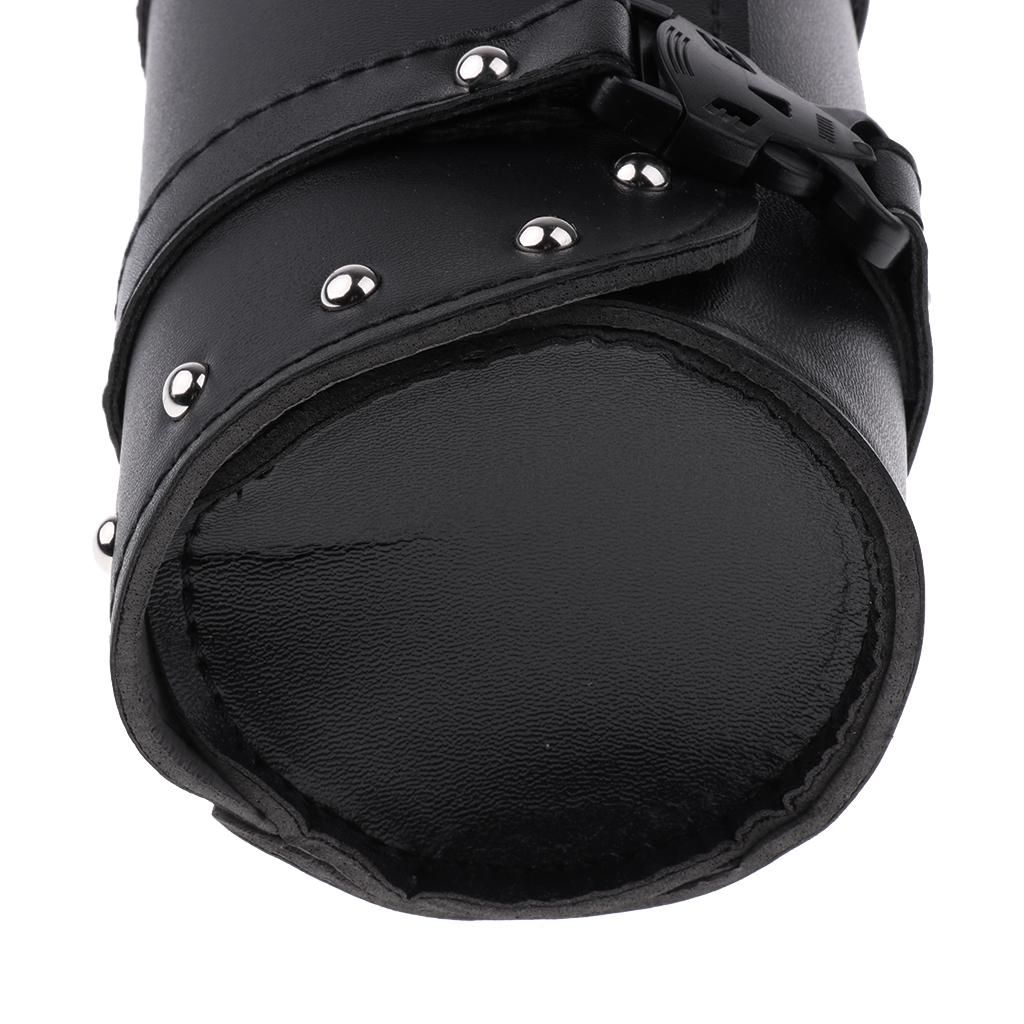Motorcycle Saddle Bag Luggage Bag Pu Leather Tool Bag