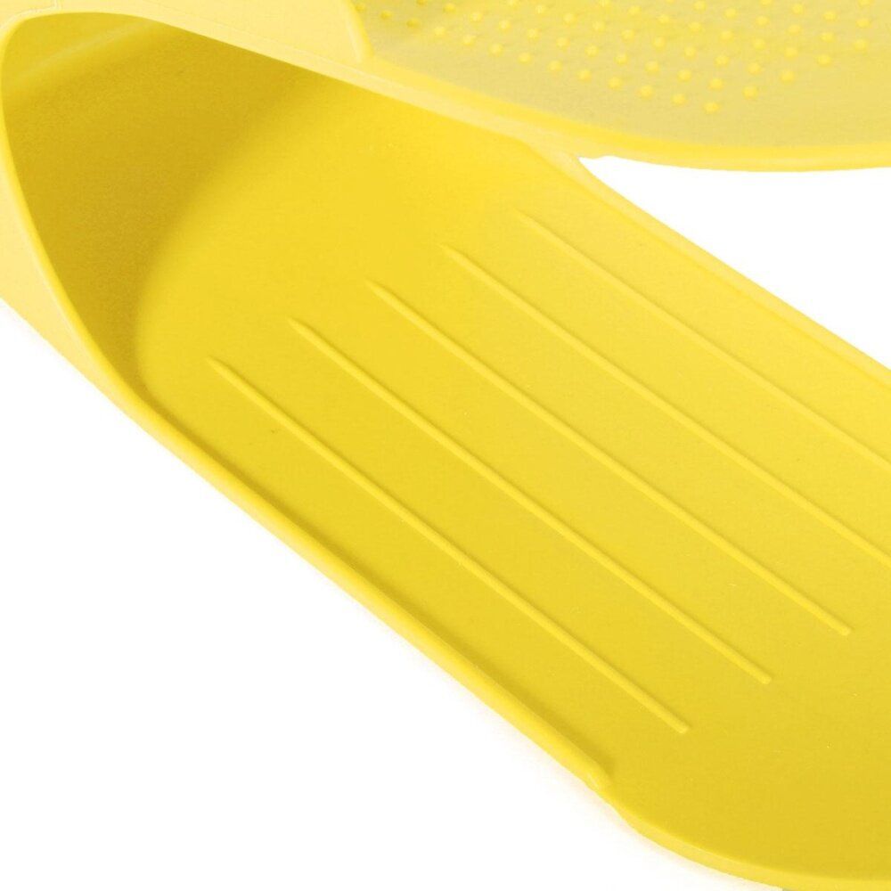 1Pcs Double Plastic Shoe Organizer Layer Detached Shoe Storage Rack Cleaning Storage Shoe Rack Home Shoes Stand Shelf Organizer Yellow