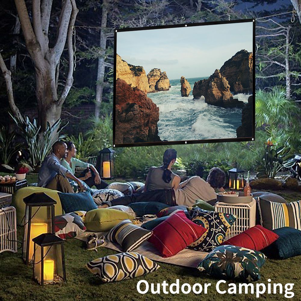 72/84/100/120/150 Inch Folding Projector Projection Screen