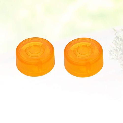 Guitar Effect Pedal Foot Cap Orange Footswitch Top Knob