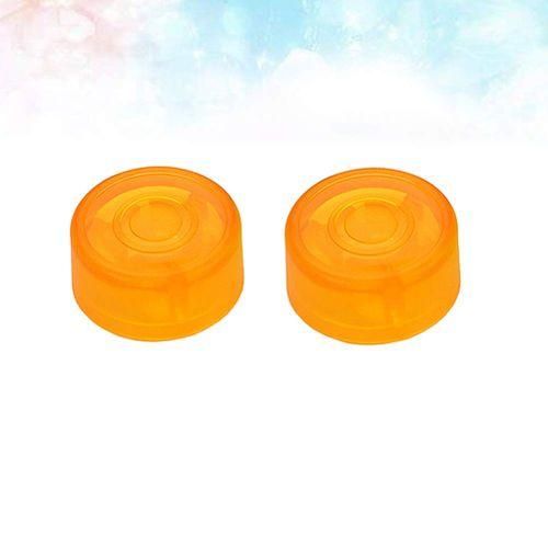 Guitar Effect Pedal Foot Cap Orange Footswitch Top Knob