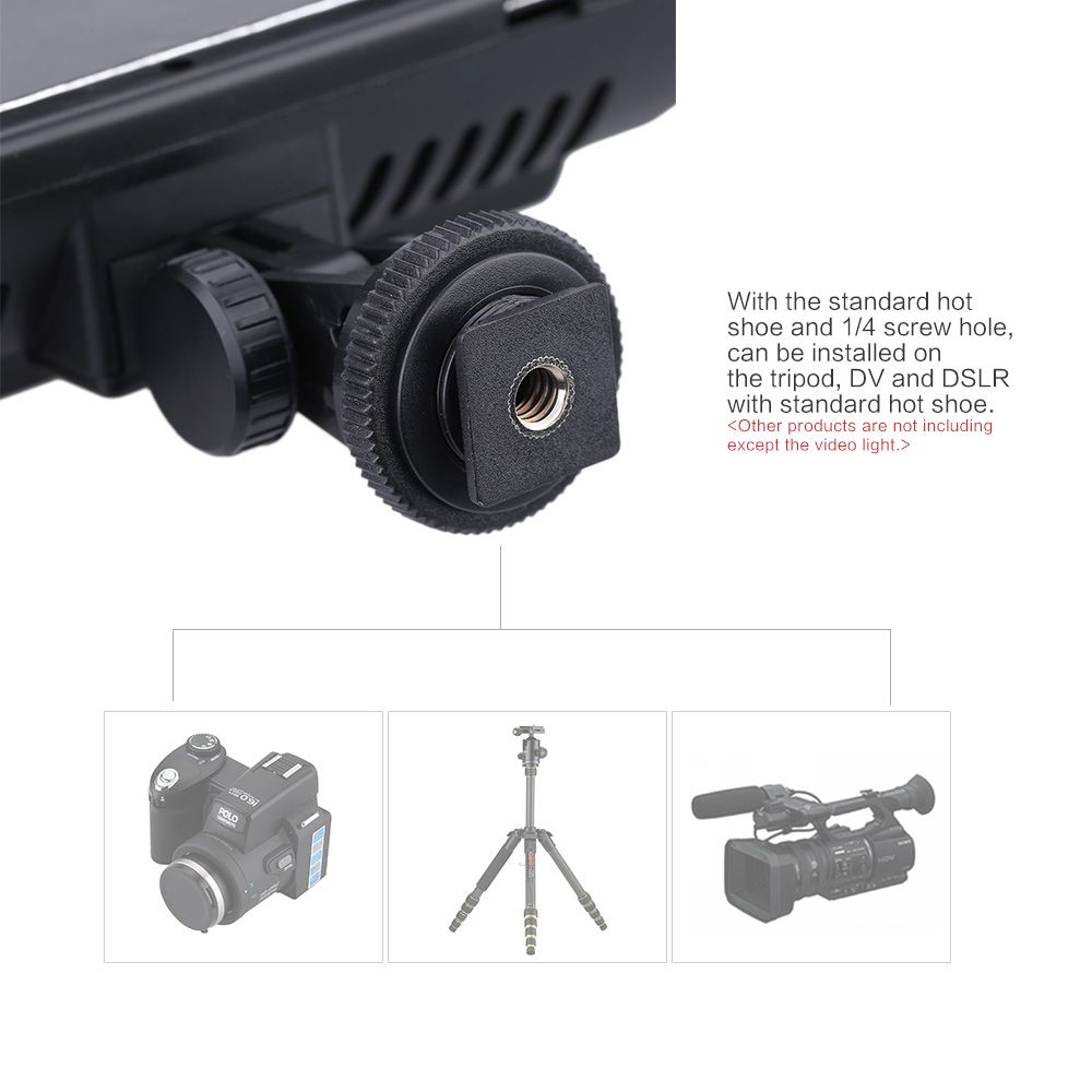 W160 Video Photography Light Lamp Panel 6000K 160