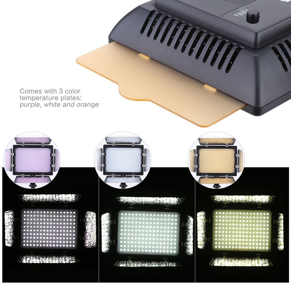 W160 Video Photography Light Lamp Panel 6000K 160