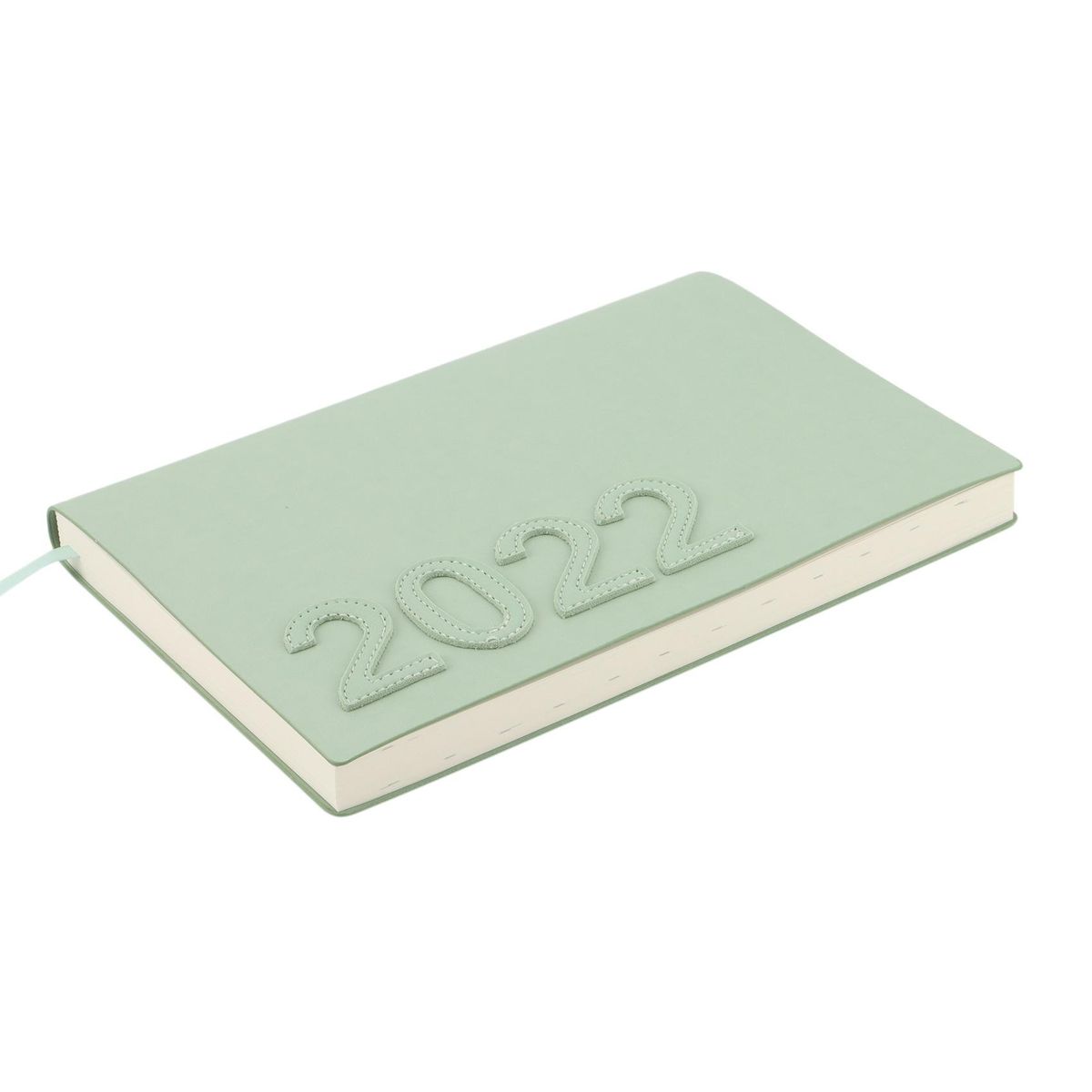 Agenda 2022 Planner A5 Diary Notebook and Journal Soft Notepad Weekly Daily Plan Sketchbook Stationery Note Book, Green