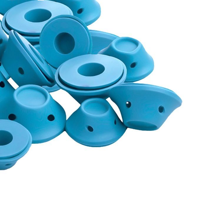 Hair Rollers No Heat Kit Magic Perm Rods Cold Wave Rollers For Blue