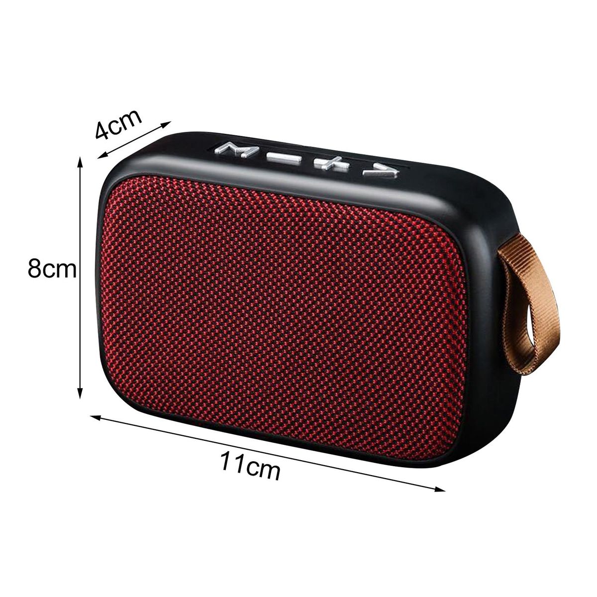 Portable Mini G2 6D Bass Bluetooth-compatible 4.2-Black